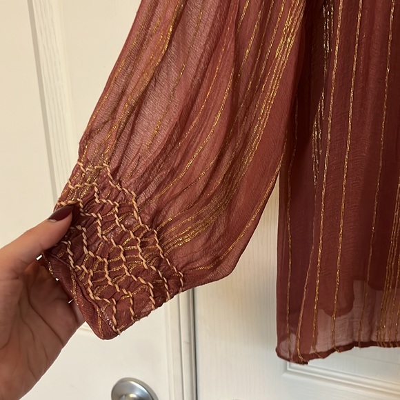 Love Sam XS long sleeve blouse NWT - Picture 3 of 8